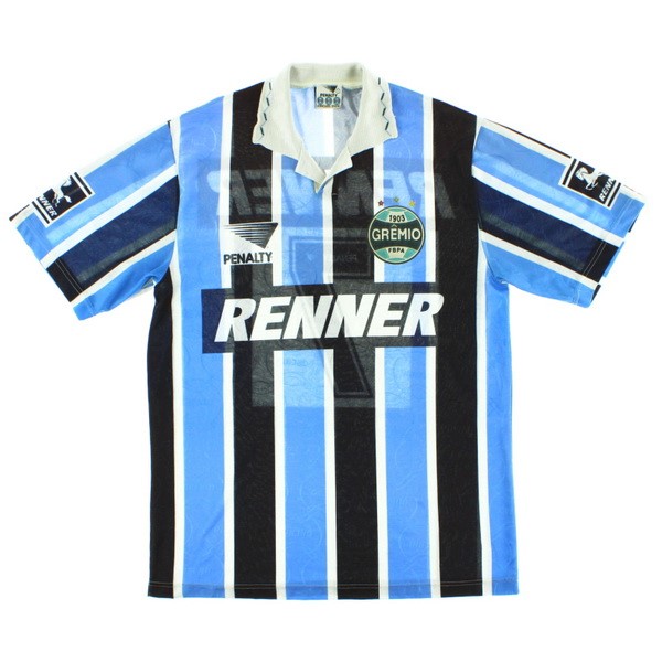 Maillot Football Grêmio Domicile Retro 1995 Bleu